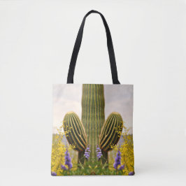 Saguaro i lavendeltoto tygkasse
