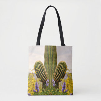 Saguaro i lavendeltoto tygkasse