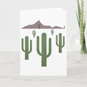Saguaro jul Ljus Helgkort