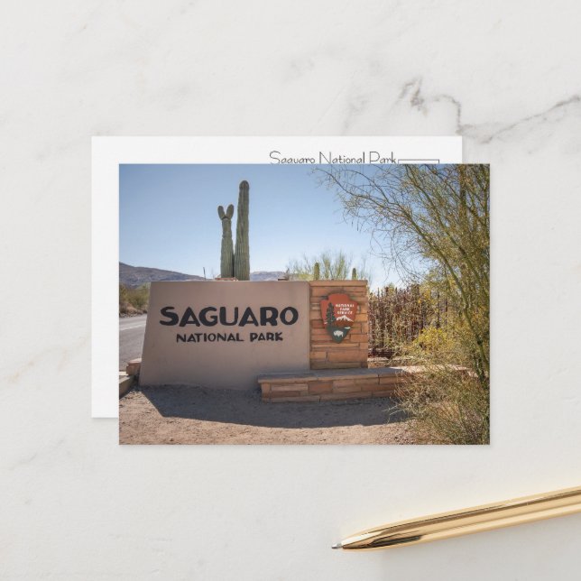 Saguaro National Park, Arizona – Öken Vykort (Fram/Back In Situ)