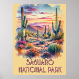 Saguaro nationalpark Arizona Poster