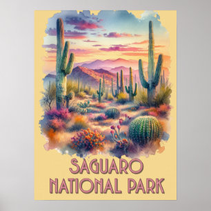 Saguaro nationalpark Arizona Poster