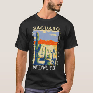 Saguaro nationalpark Arizona Retro Distress T Shirt