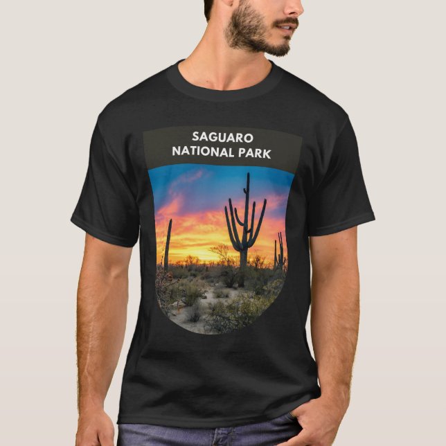 Saguaro nationalpark - Arizona T Shirt (Framsida)