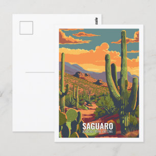 Saguaro nationalpark Arizona USA Vykort
