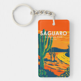 Saguaro nationalpark Arizona Vintage Dubbla Sided