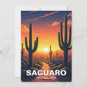 Saguaro nationalpark Cacti Cactus Julkort