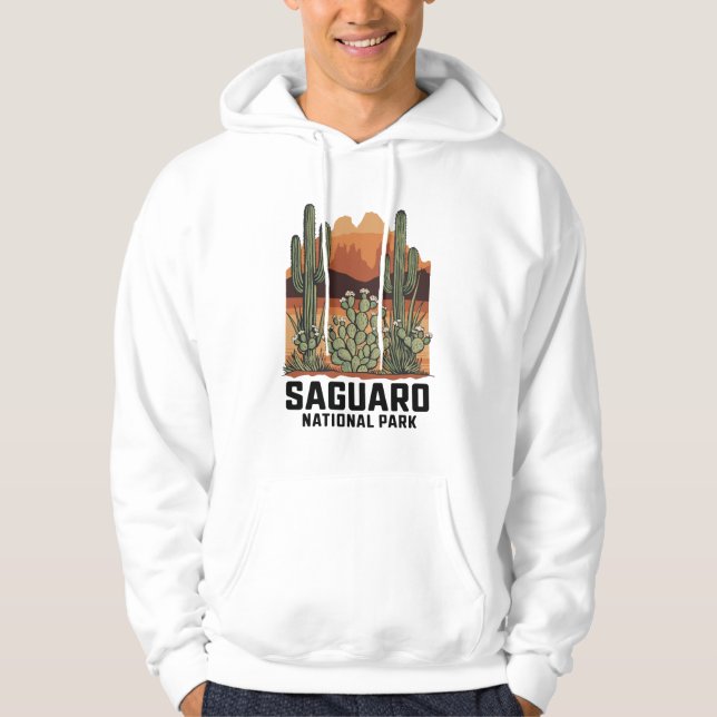 Saguaro nationalpark Cactus Hoodie (Framsida)