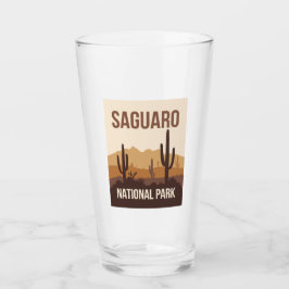 Saguaro nationalpark Minimal Travel Art Glaskopp