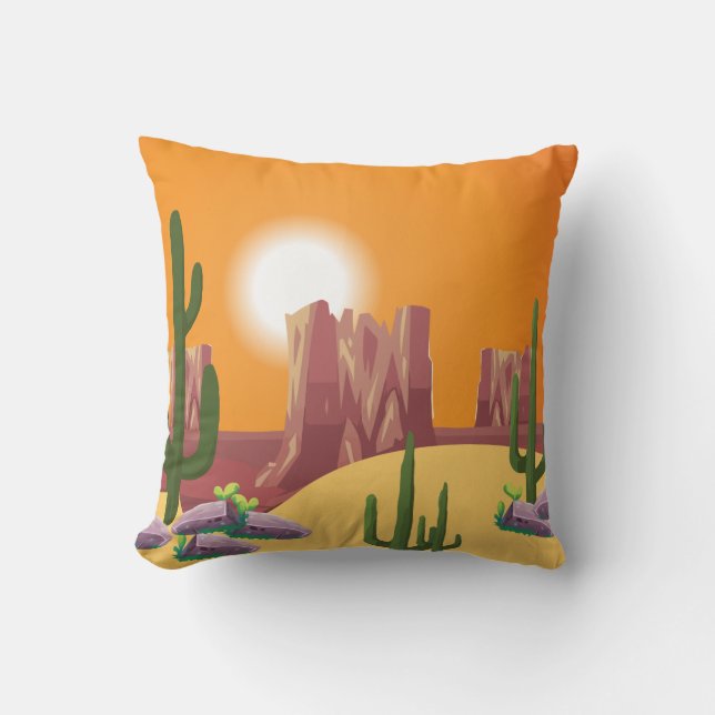 Saguaro nationalpark Souvenir Cactus Arizona Kudde (Framsida)