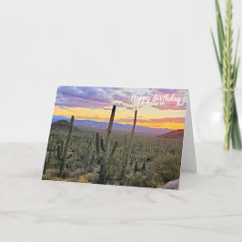 Saguaro nationalpark Sunset Kort