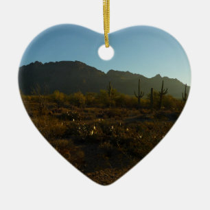 Saguaro Sunrise i Saguaro nationalpark Julgransprydnad Keramik