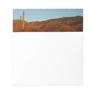 Saguaro Sunset I Arizona Desert liggande Anteckningsblock