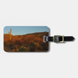 Saguaro Sunset I Arizona Desert liggande Bagagebricka