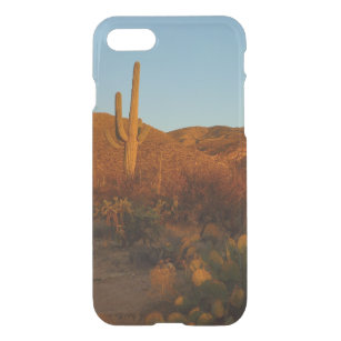 Saguaro Sunset I Arizona Desert liggande iPhone 7 Skal
