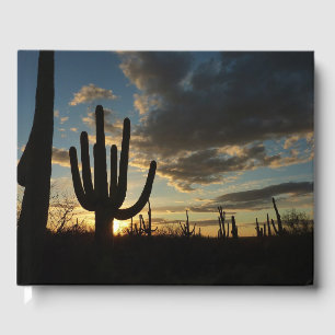 Saguaro Sunset II Arizona Desert liggande Gästböcker