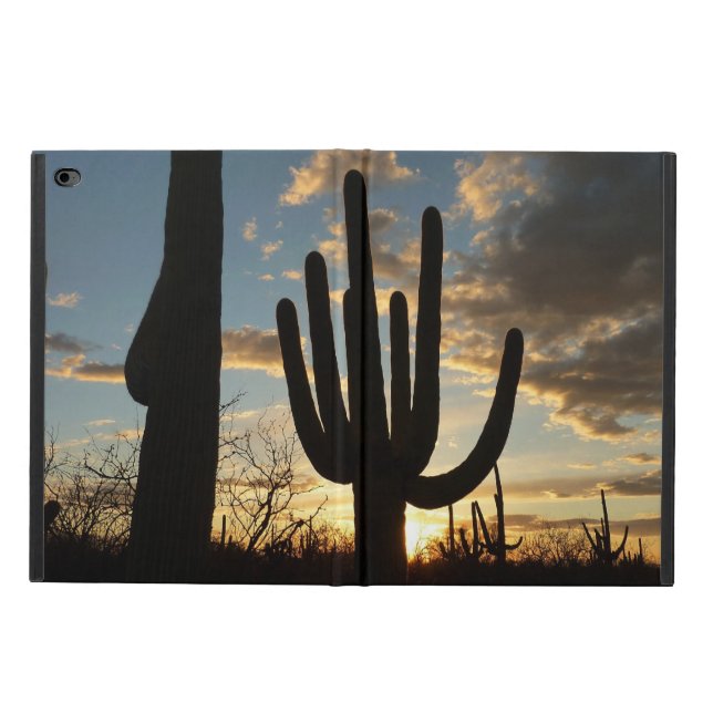 Saguaro Sunset II Arizona Desert liggande Powis iPad Air 2 Skal (OutSida)