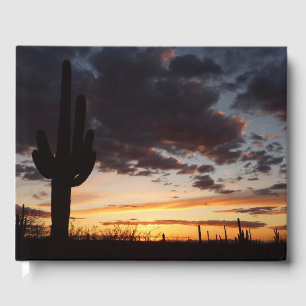 Saguaro Sunset III Arizona Desert liggande Gästböcker