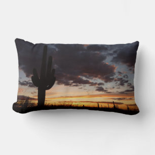 Saguaro Sunset III Arizona Desert liggande Lumbarkudde