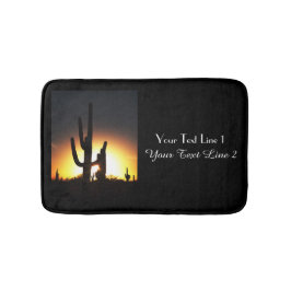 Saguaro Sunset Personlig Bath Mat Badrumsmatta