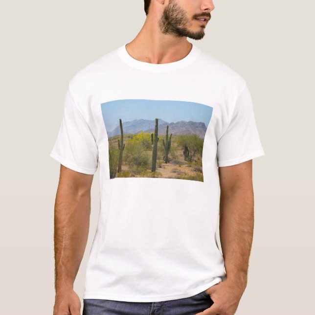 Saguarokaktus Tee Shirt (Framsida)