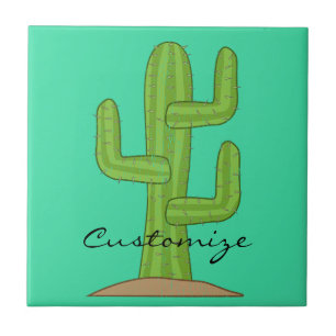 Saguarokaktus Thunder_Cove Kakelplatta