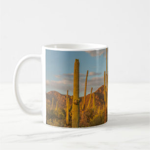 Saguarokaktus vid solnedgång, Arizona Kaffemugg