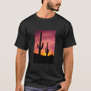 Saguarokaktus vid soluppgång, Arizona Tee Shirt