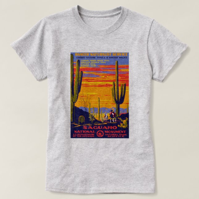 Saguaronationalpark T Shirt (Design framsida)