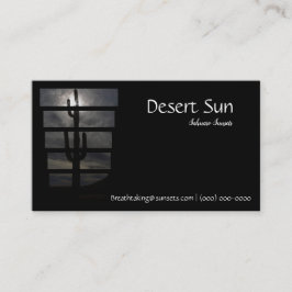 Saguaroöknen Arizona Solnedgång Visitkort