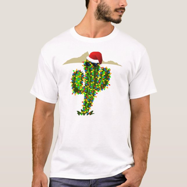 Saguaros jul, Ljus T Shirt (Framsida)