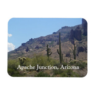 Saguaros och bergsområden magnet