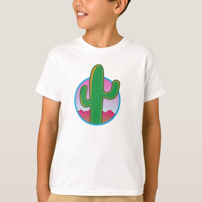 Saguarosolnedgångskjorta Tee Shirt (Framsida)