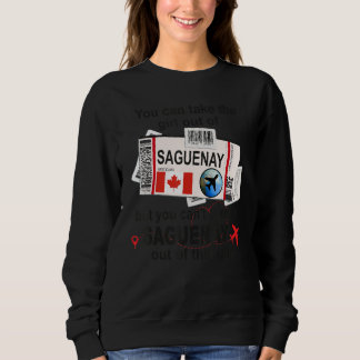 Saguenay Flickan Saguenay Ombordstigningskort Sa T Shirt