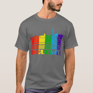Saguenay-Pridet Saguenay LGBT-stöd för HGBTQ T Shirt