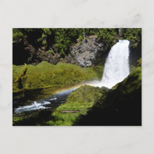 Sahalie Falls Rainbow Vykort