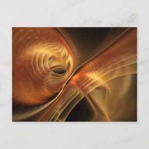 Sahara Abstrakt Fractal Art Vykort
