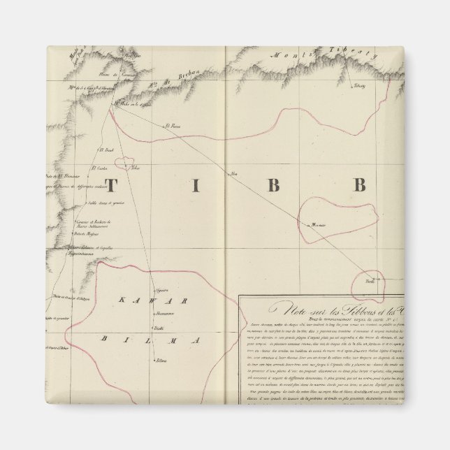 Sahara, Afrika 16 Magnet (Framsidan)