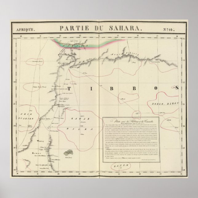 Sahara, Afrika 16 Poster (Framsidan)