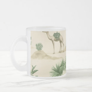 "Sahara Camel Glass" Frostad Glasmugg