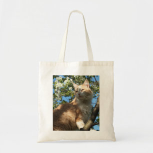 Sahara Cat in A Träd Tote Bag Tygkasse