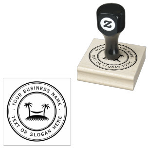 SAHARA Custom Business Logo Stor Stämpel