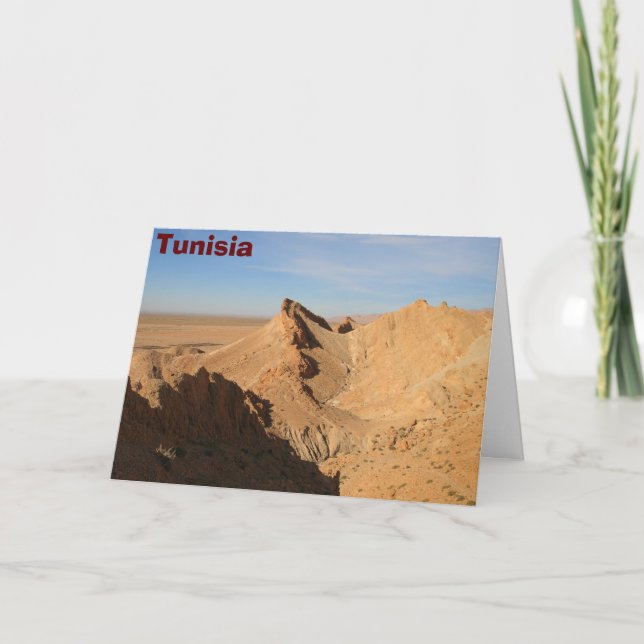 Sahara Desert, Tunisien Kort (Framsida)