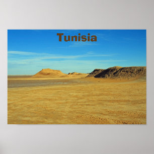 Sahara Desert, Tunisien Poster