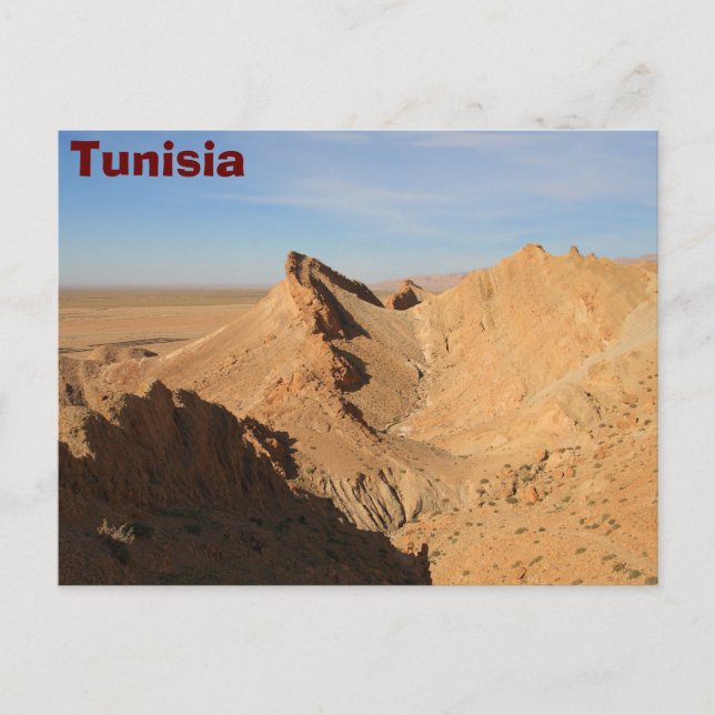 Sahara Desert, Tunisien Vykort (Framsida)