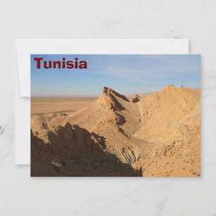 Sahara Desert, tunisiskt kort