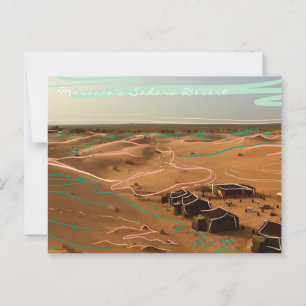 Sahara Desert-vykort Vykort