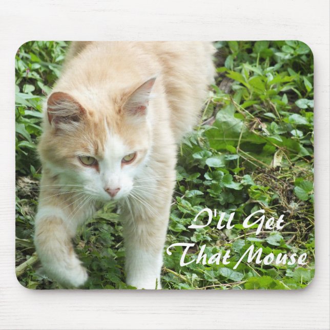 Sahara Jungle Cat Mouse Pad Musmatta (Framsidan)