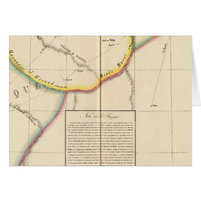 Sahara, Libyen, Afrika 10 Hälsningskort (Framsidan Horizontal)