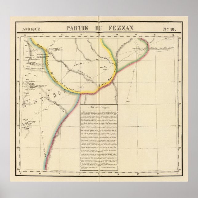 Sahara, Libyen, Afrika 10 Poster (Framsidan)